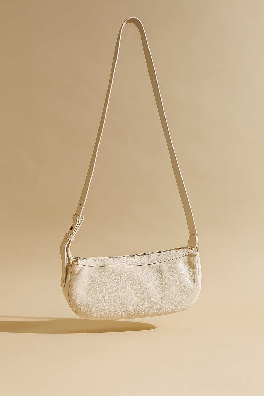 Ivory Sleek Shoulder Bag