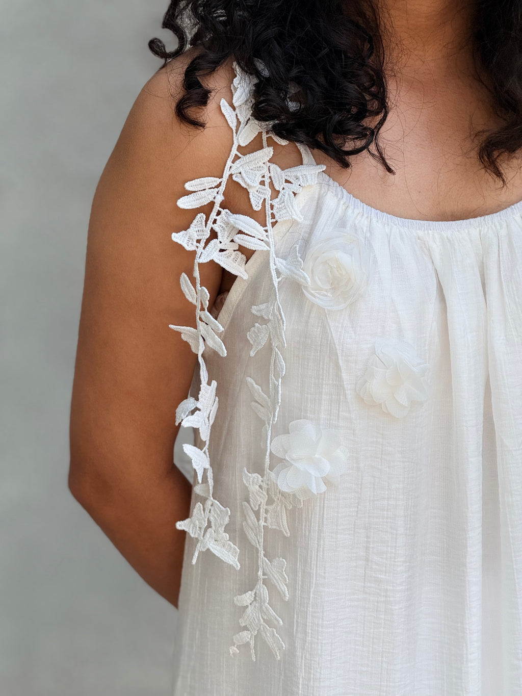 The Ethereal Blossom Midi Dress
