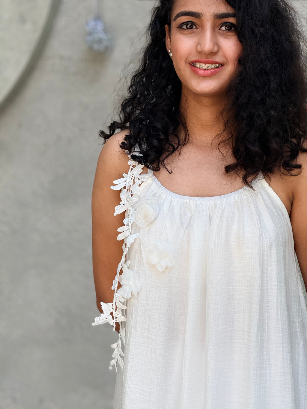 The Ethereal Blossom Midi Dress