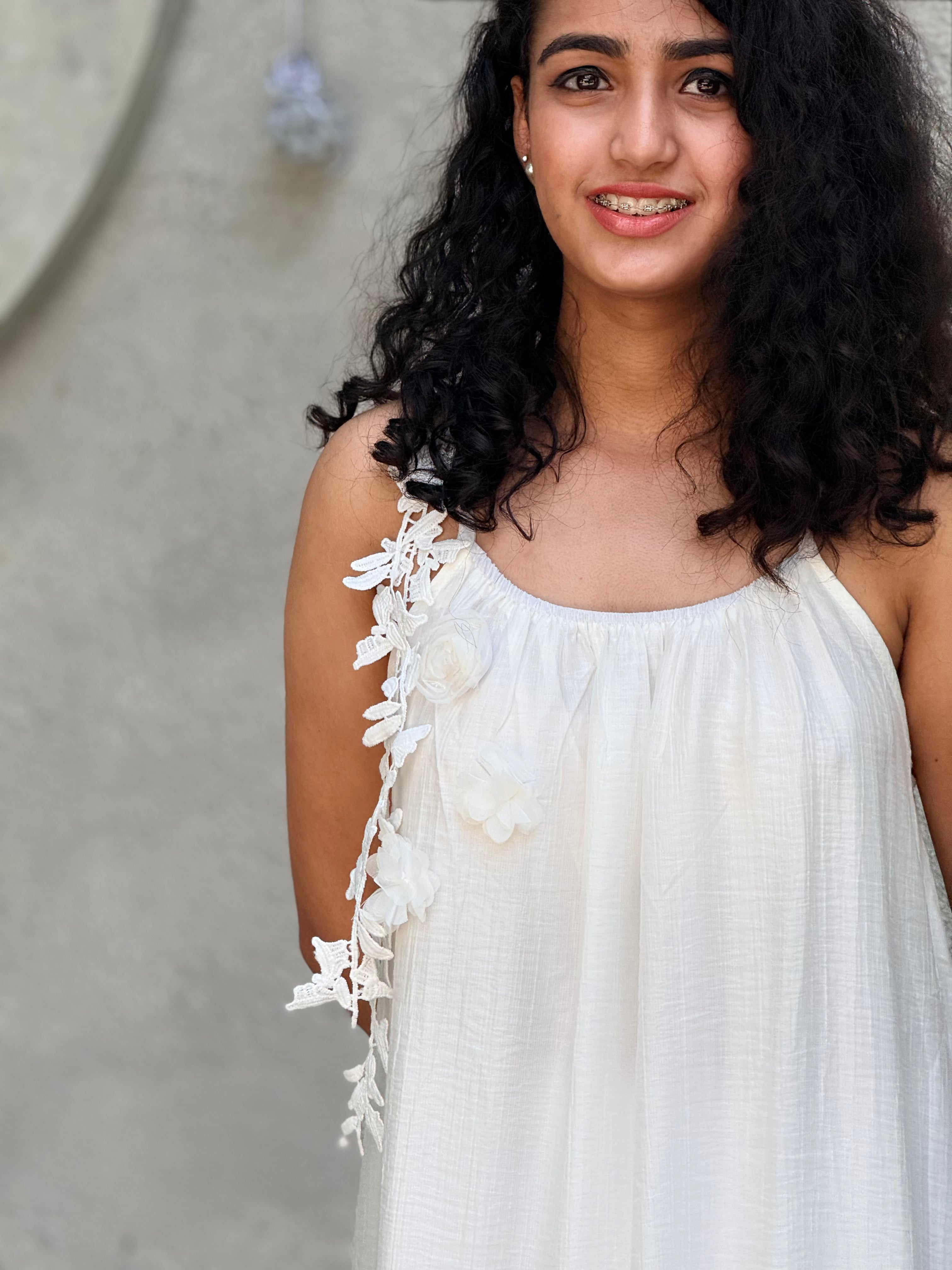 The Ethereal Blossom Midi Dress