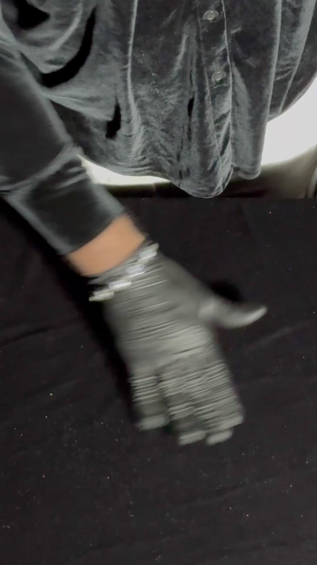 Silver Grace Structured Handbag