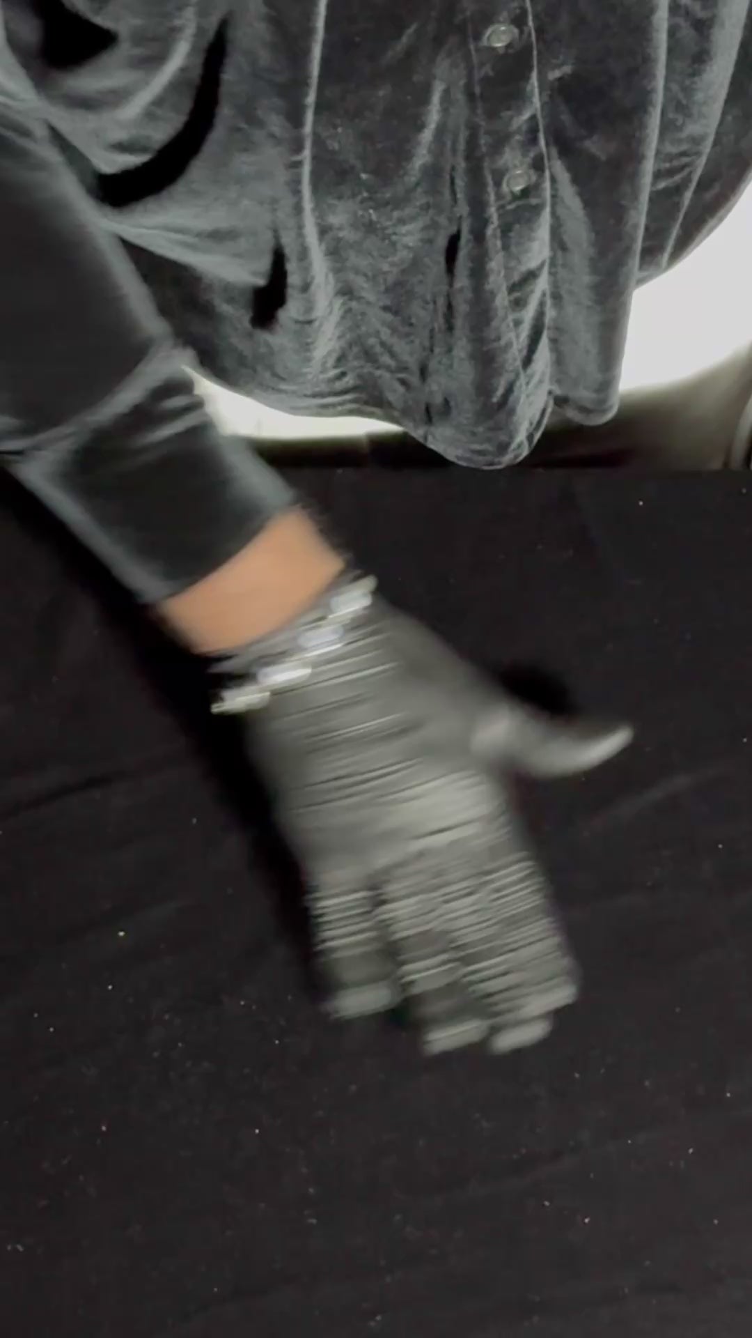 Silver Grace Structured Handbag